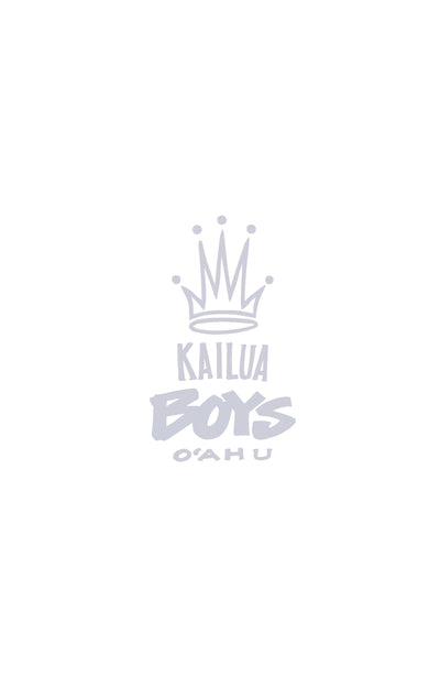 Kailua Boys Stickers Chrome / 4 Inch Kailua Boys Sticker - KB Crown 4"