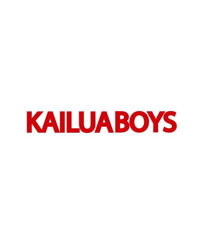 Kailua Boys Stickers Red / 7 Inch Kailua Boys Sticker - KB Basic 7"