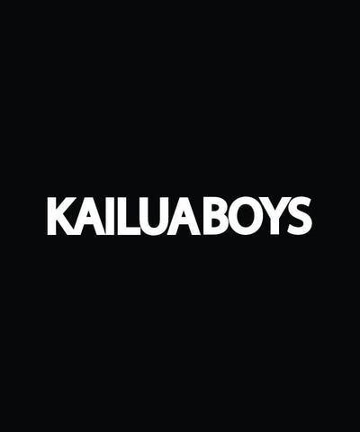 Kailua Boys Stickers White / 7 Inch Kailua Boys Sticker - KB Basic 7"