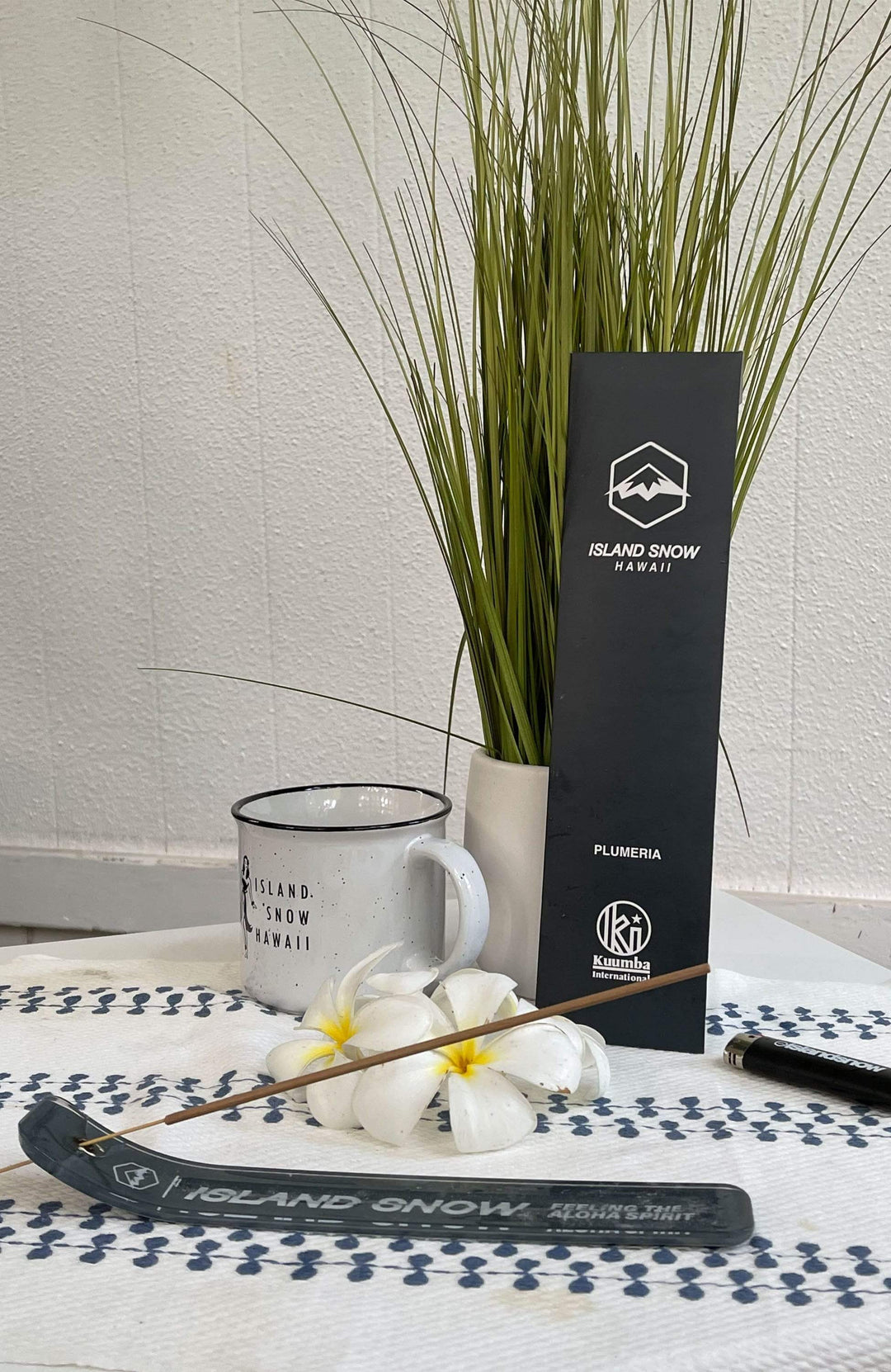 Kuumba x ISH - Plumeria Incense – Island Snow Hawaii
